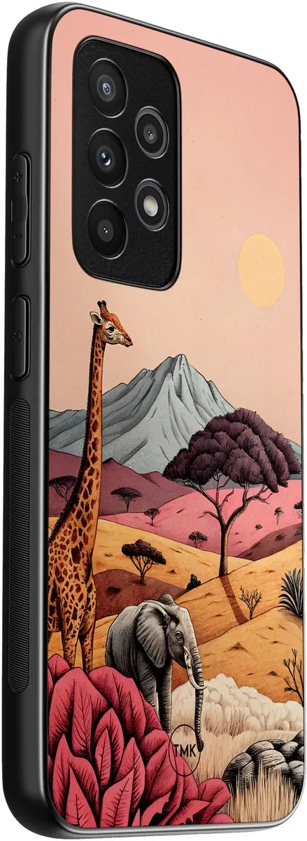 Casevibes Samsung Galaxy A52 5G Hoesje - Safari - TPU - Multi