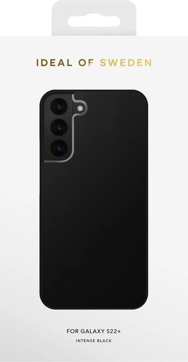 iDeal of Sweden Atelier Case Galaxy S22+ - Intense Black - afbeelding 2 van 5