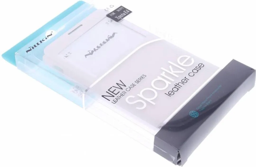 Nillkin Sparkle Hoes Sony Xperia E4 - Wit - E210424618302 - afbeelding 6 van 6