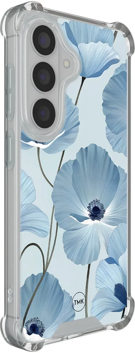 Casevibes Shockproof Hoesje Samsung Galaxy S26 - Blauw Bloemenveld - S/S26/S/024