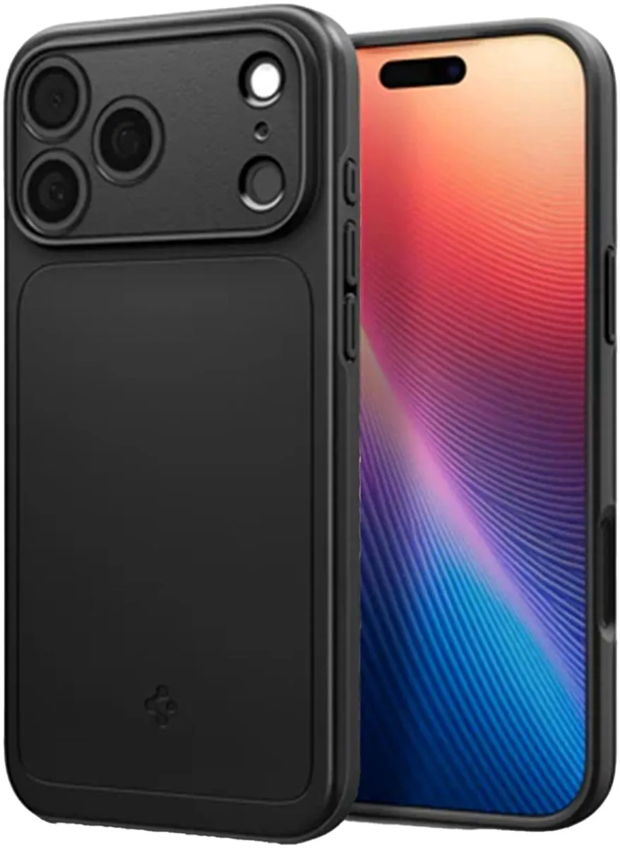 Spigen Thin Fit Mag Backcover iPhone 17 Pro Max 13975 - Zwart