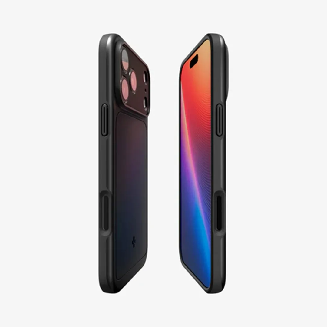 Spigen Thin Fit Mag Backcover iPhone 17 Pro Max 13975 - Zwart