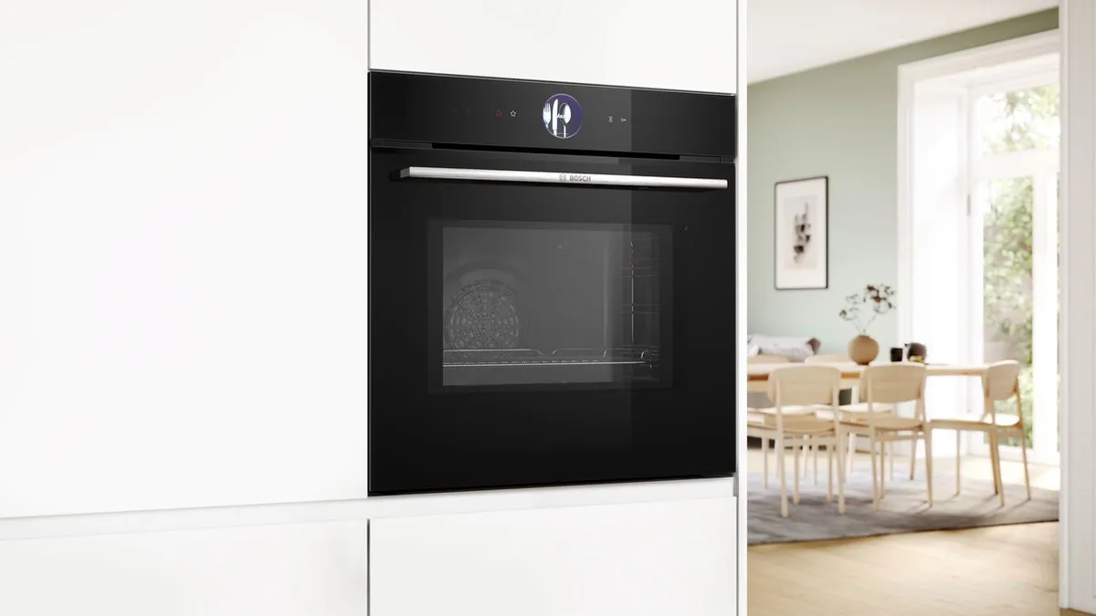 Bosch HMG776KB1 Serie 8 Inbouwoven 67L - Zwart