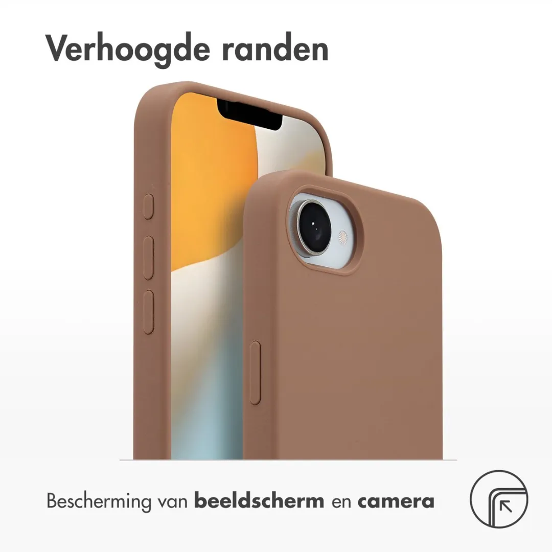 Accezz iPhone 16e MagSafe Hoesje Lichtbruin