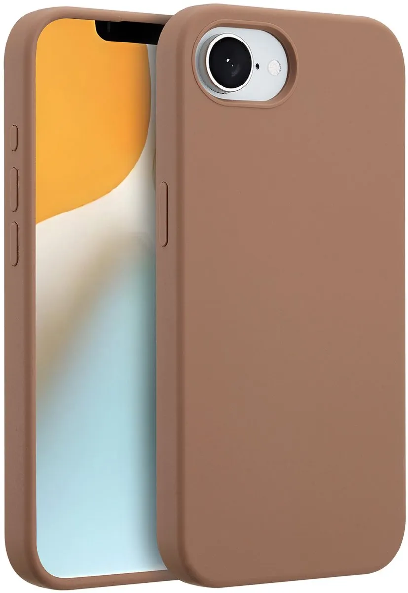 Accezz iPhone 16e MagSafe Hoesje Lichtbruin
