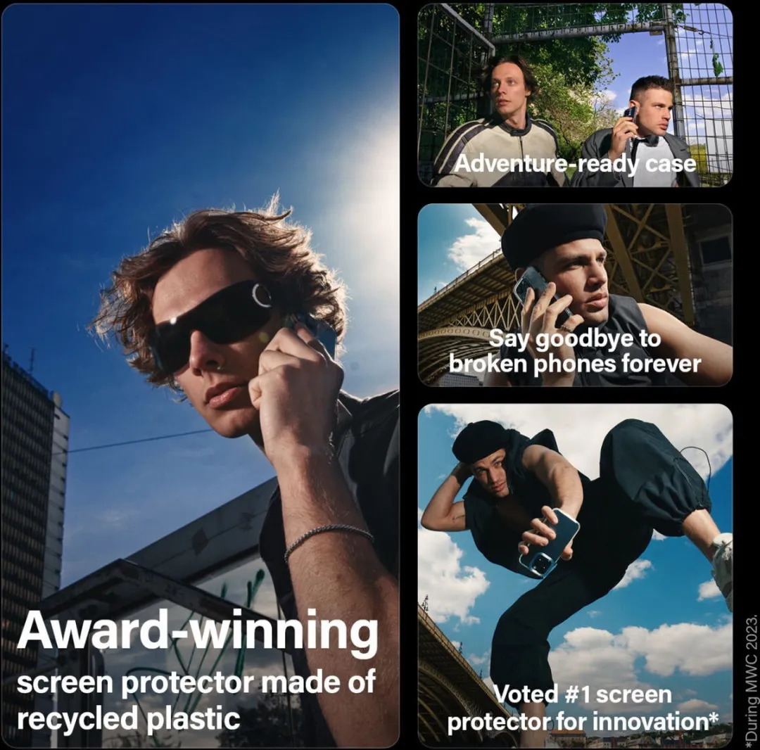 PanzerGlass Matrix D3O iPhone 15 Plus Screenprotector - 1 Stuk