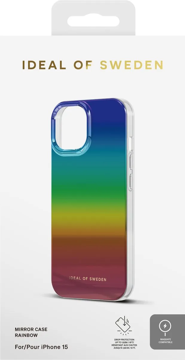 iDeal of Sweden Clear Case Mid Magsafe Rainbow - iPhone 13/14/15