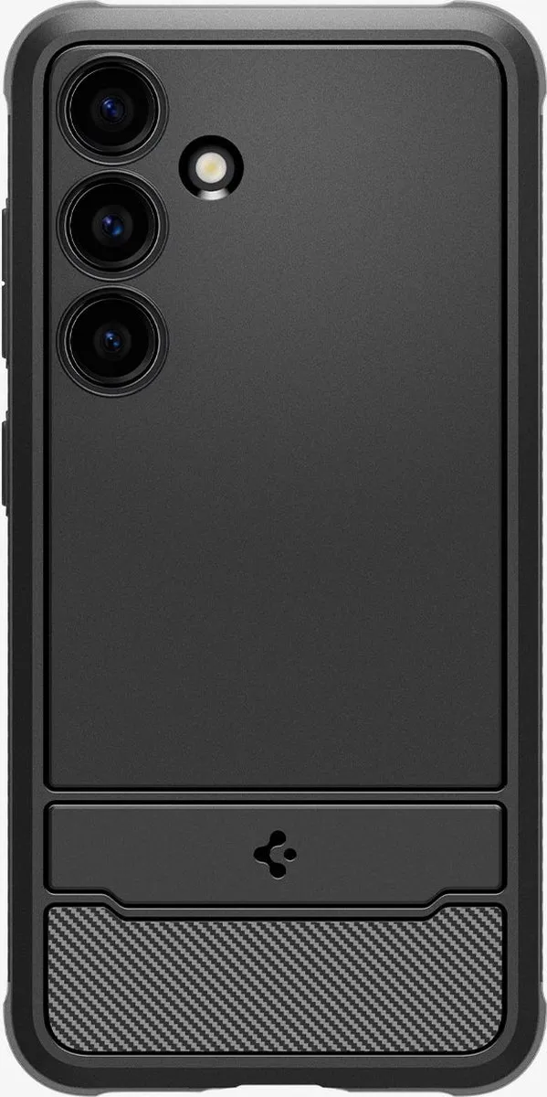 Spigen Rugged Armor ACS07346 Hoesje - Samsung Galaxy S24 - Zwart