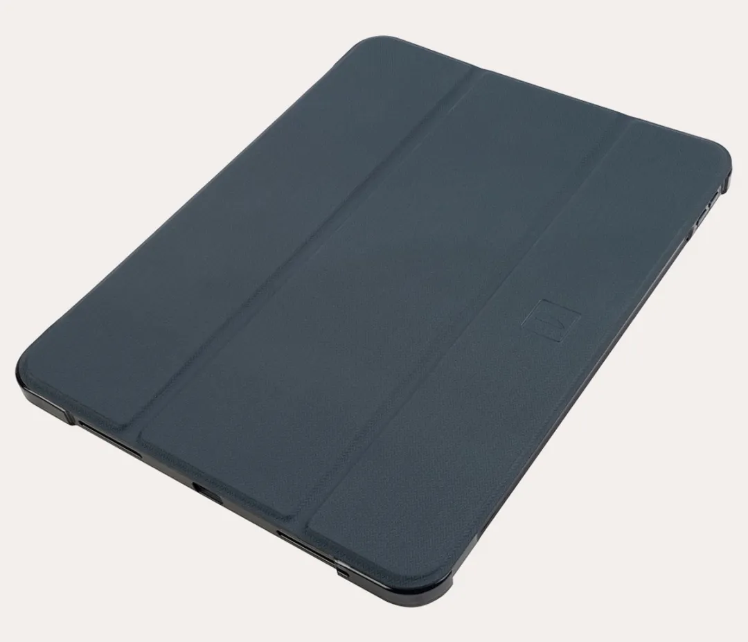 Tucano Satin Folioblad - iPad hoes - geschikt voor iPad 10.9 10th gen 2022, Apple - Zwart
