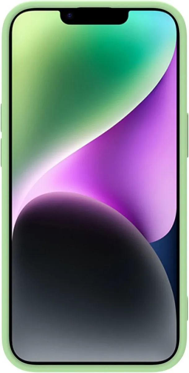 Nillkin CamShield Silky Silicone Hoesje iPhone 14 Plus - Groen - afbeelding 3 van 6
