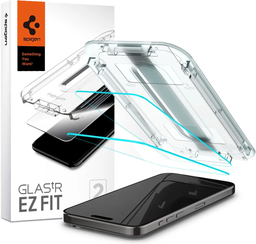 Spigen AGL06892 Glasbeschermer iPhone 15 Pro