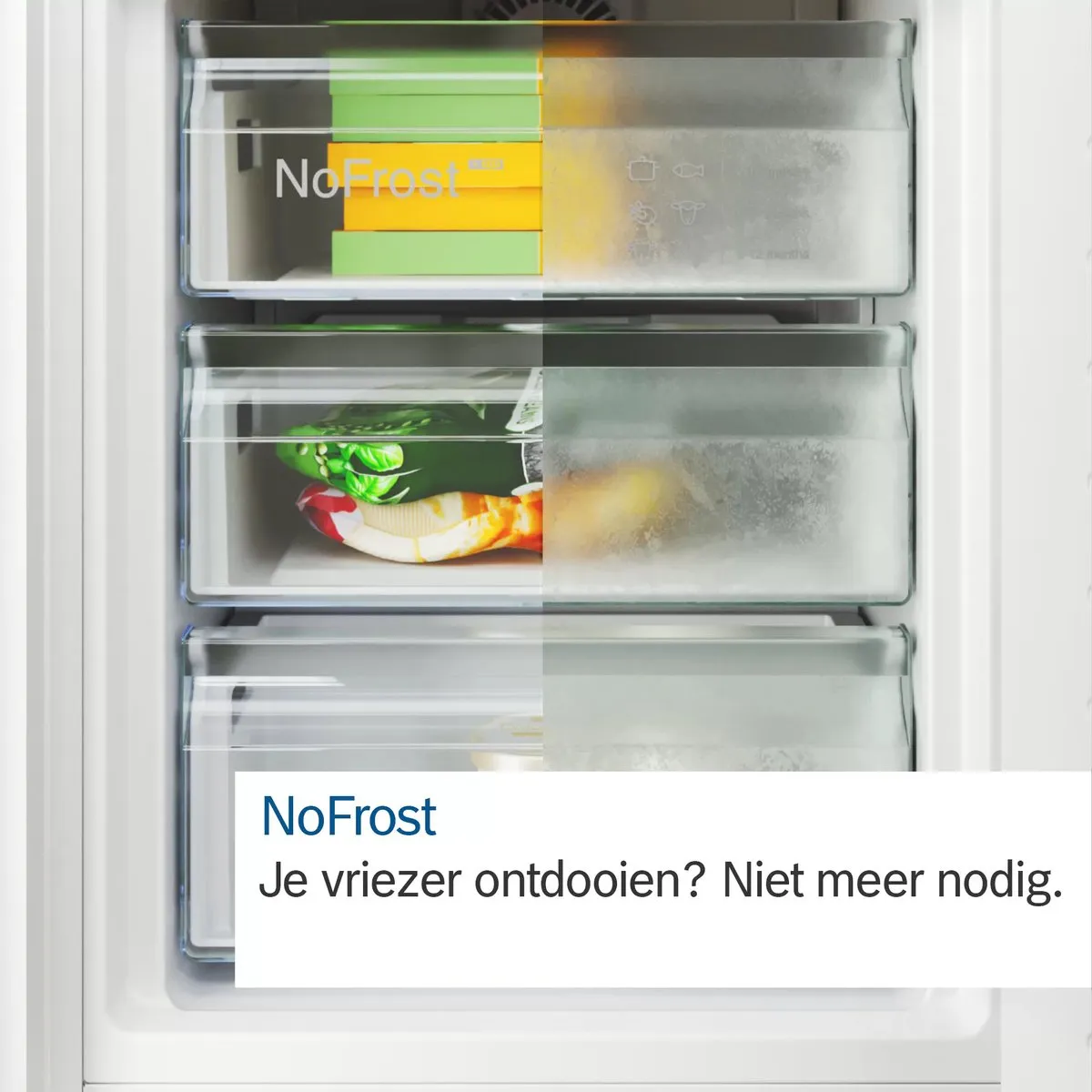 Bosch Serie 4 KGN492IDF Koel-Vriescombinatie 440L - Roestvrijstaal