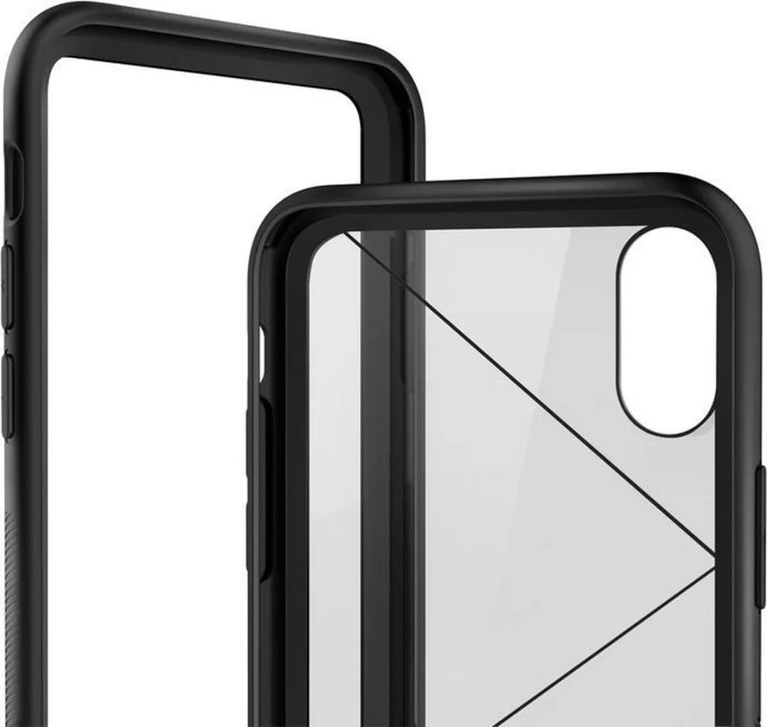 Nillkin Hard Tempered Case iPhone X - Zwart - afbeelding 4 van 6
