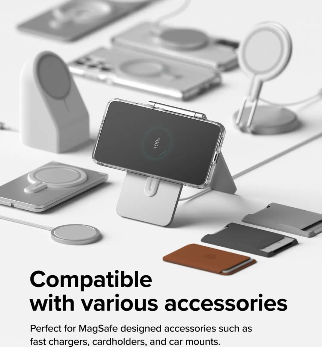 Ringke MagSafe Magnetische Sticker Telefoonhoesje - Wit
