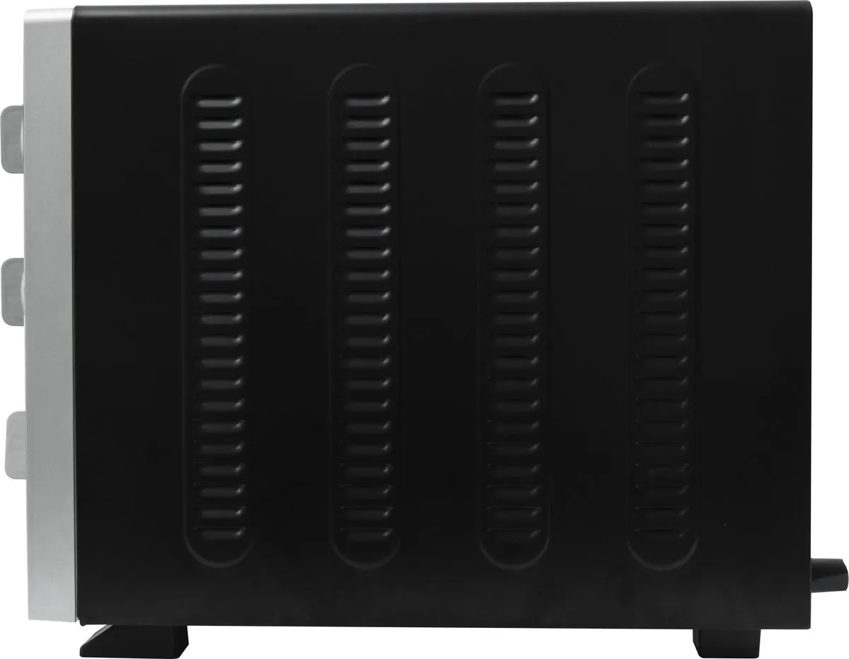 Inventum OV606CS Vrijstaande Hetelucht Oven 60L - Zwart/Zilver - afbeelding 6 van 6