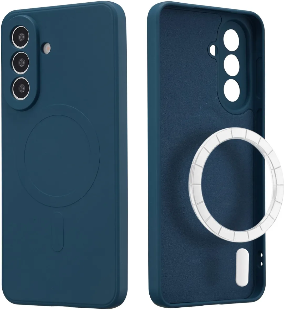 imoshiion Hoesje Samsung Galaxy A57 - Donkerblauw MagSafe