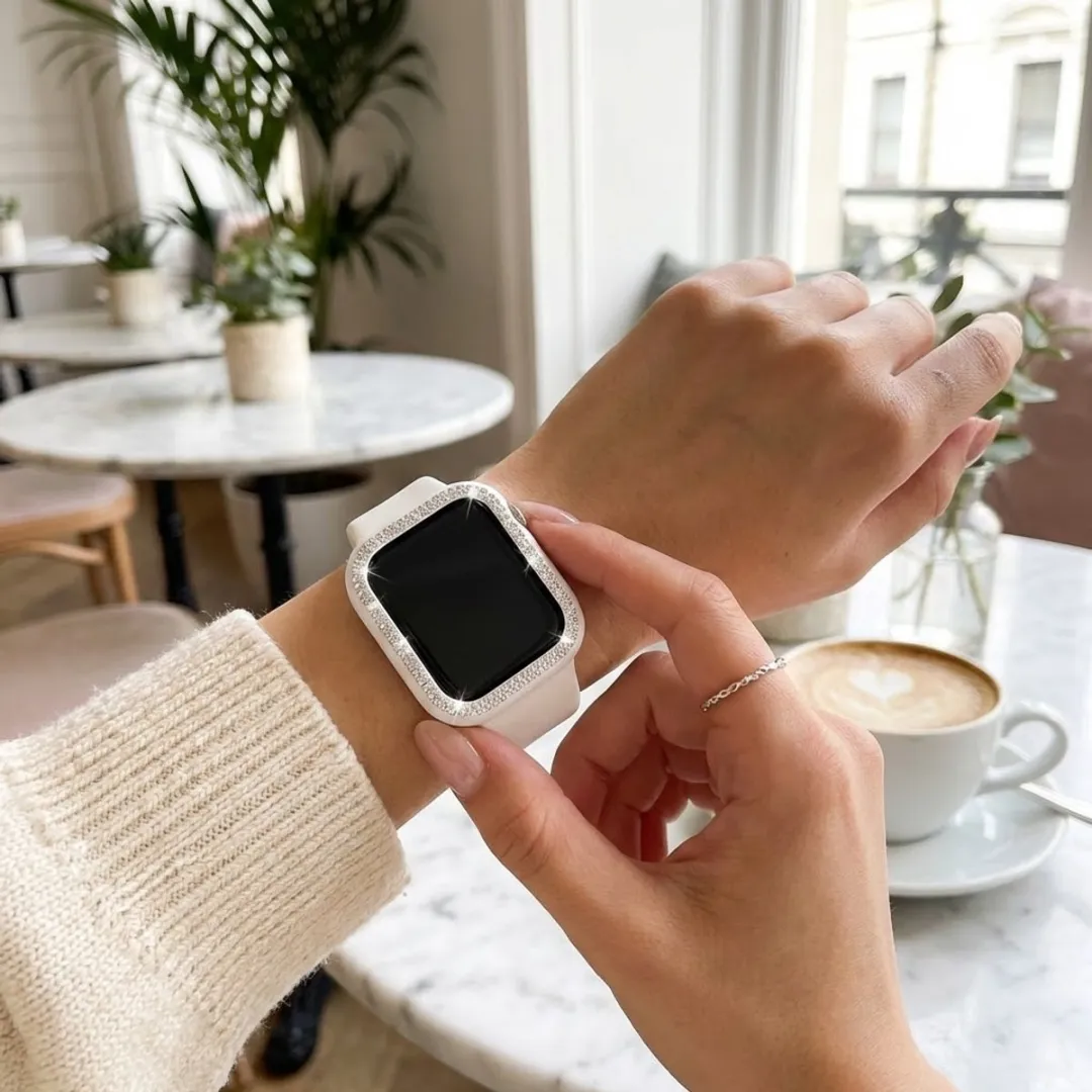 NUVEX Smartwatch Screenprotector 5 Stuks - Apple Watch 44mm - Zwart/Transparant/Zilver/Rozé/Roségoud