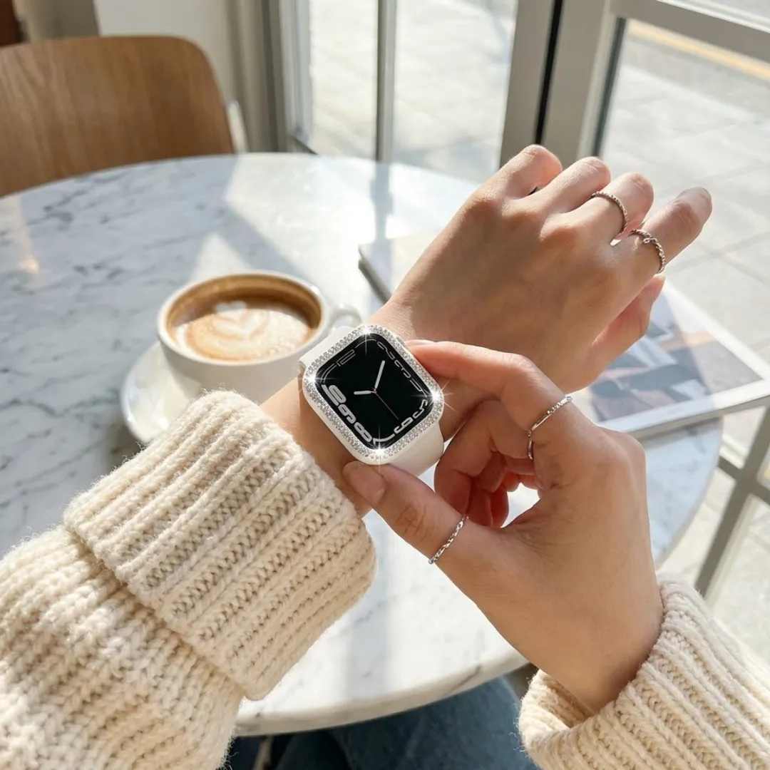 NUVEX Smartwatch Screenprotector 5 Stuks - Apple Watch 44mm - Zwart/Transparant/Zilver/Rozé/Roségoud