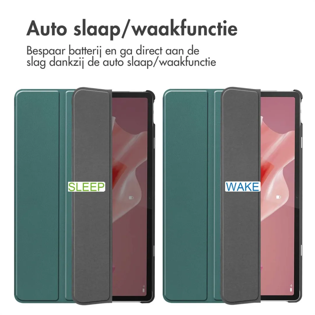 Imoshion SH00065836 Tablethoes - Lenovo Tab P12 - 12.7" - Donkergroen