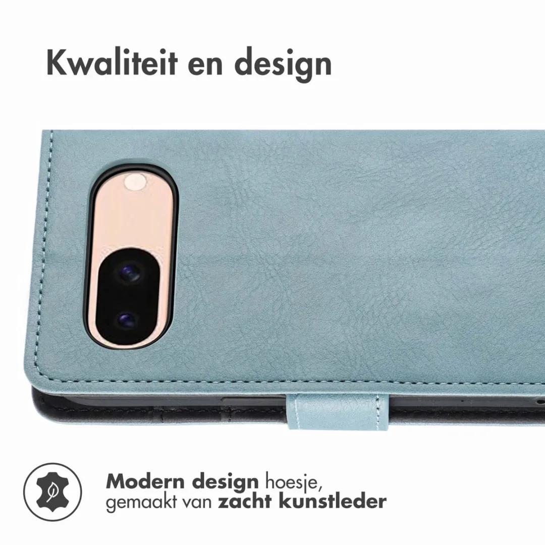 Imoshion Pixel 8a Hoesje Lichtblauw - 3 Pasjes