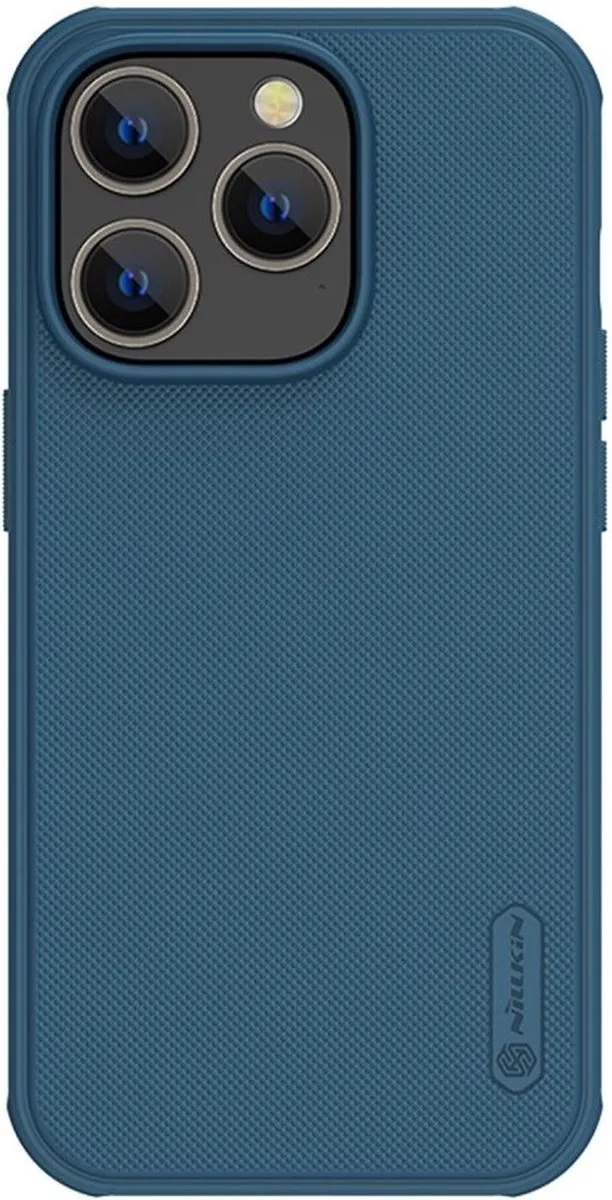 Nillkin Super Frosted Shield Hoesje iPhone 14 Pro Max - Blauw