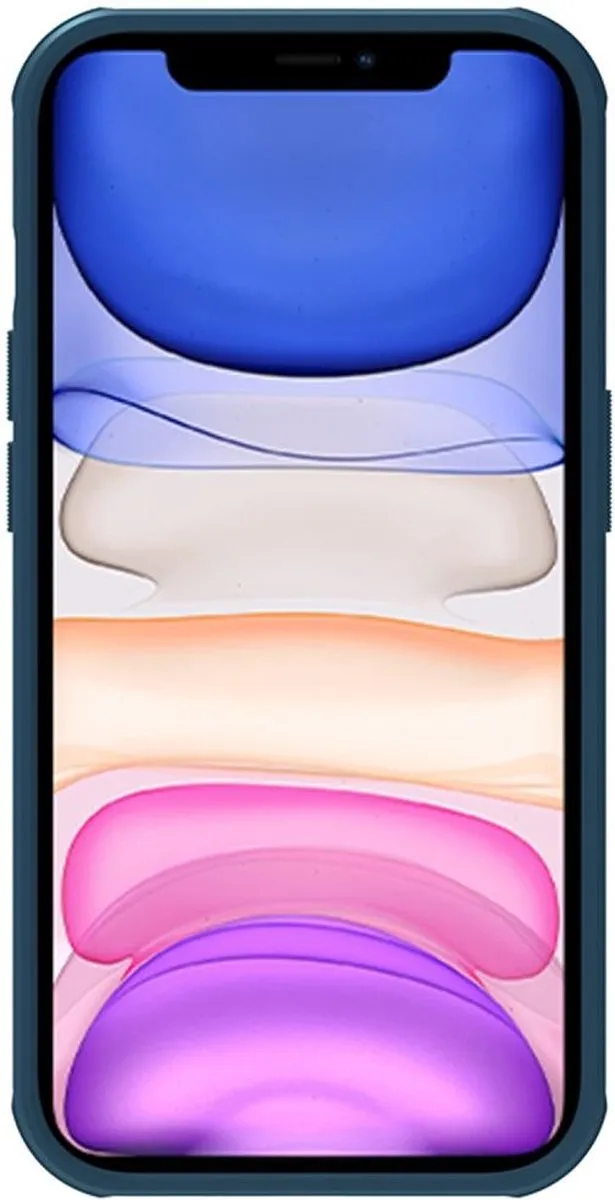 Nillkin Super Frosted Shield Hoesje iPhone 14 Pro Max - Blauw - afbeelding 6 van 6