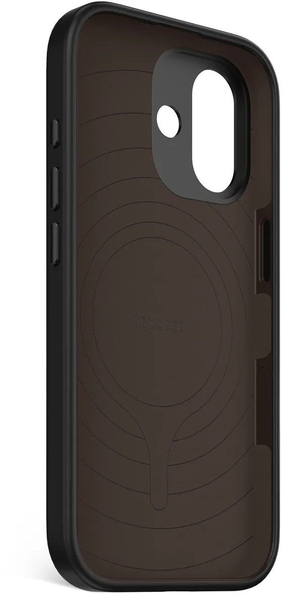 Decoded Siliconen Hoesje iPhone 17 Phantom Zwart - MagSafe