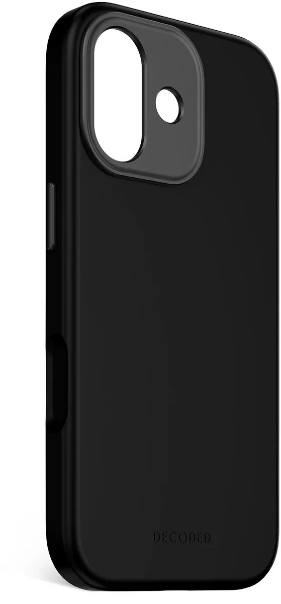 Decoded Siliconen Hoesje iPhone 17 Phantom Zwart - MagSafe