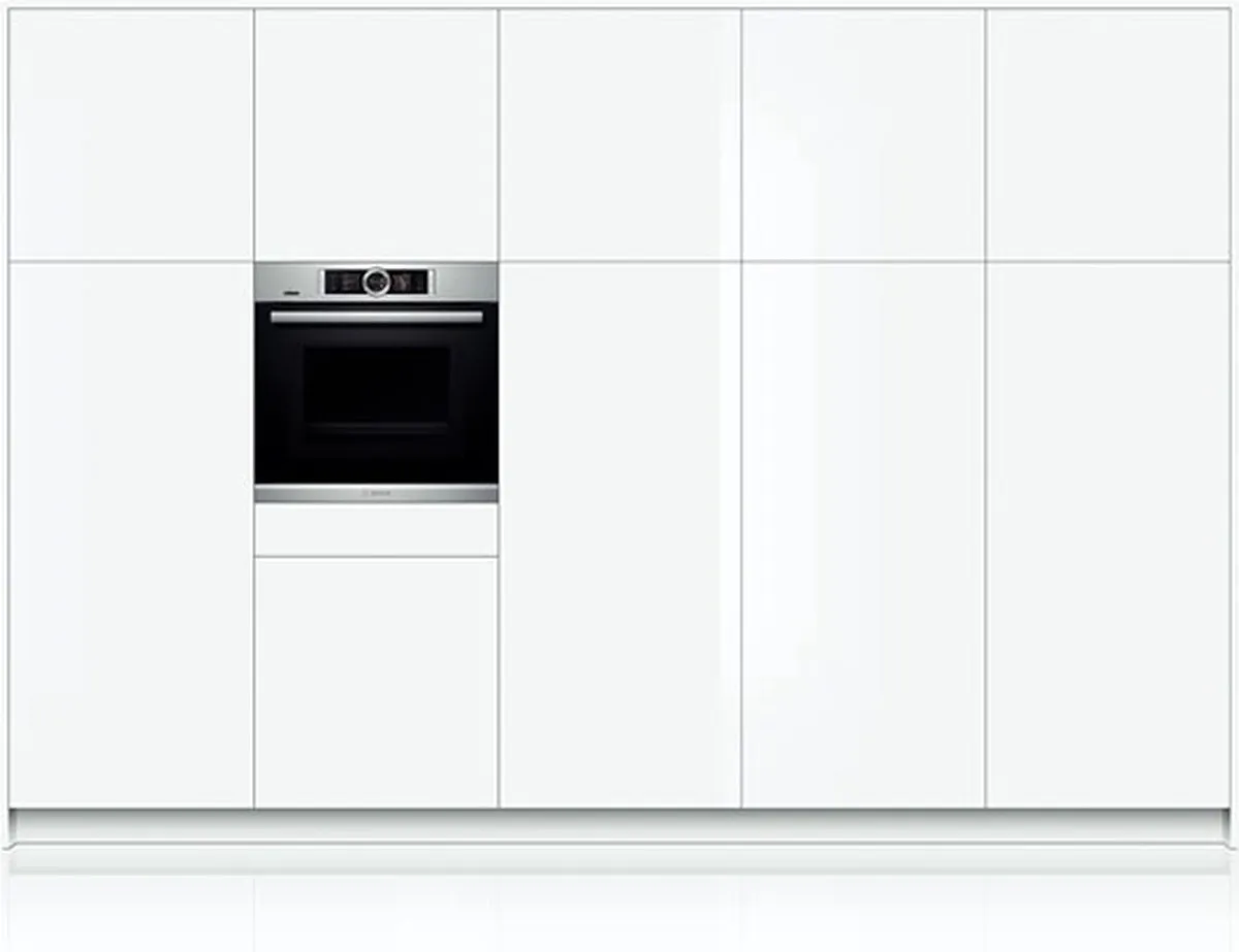 Bosch HNG6764S6 Serie 8 Inbouwoven Stoomtoevoeging 67L - Zwart/Zilver