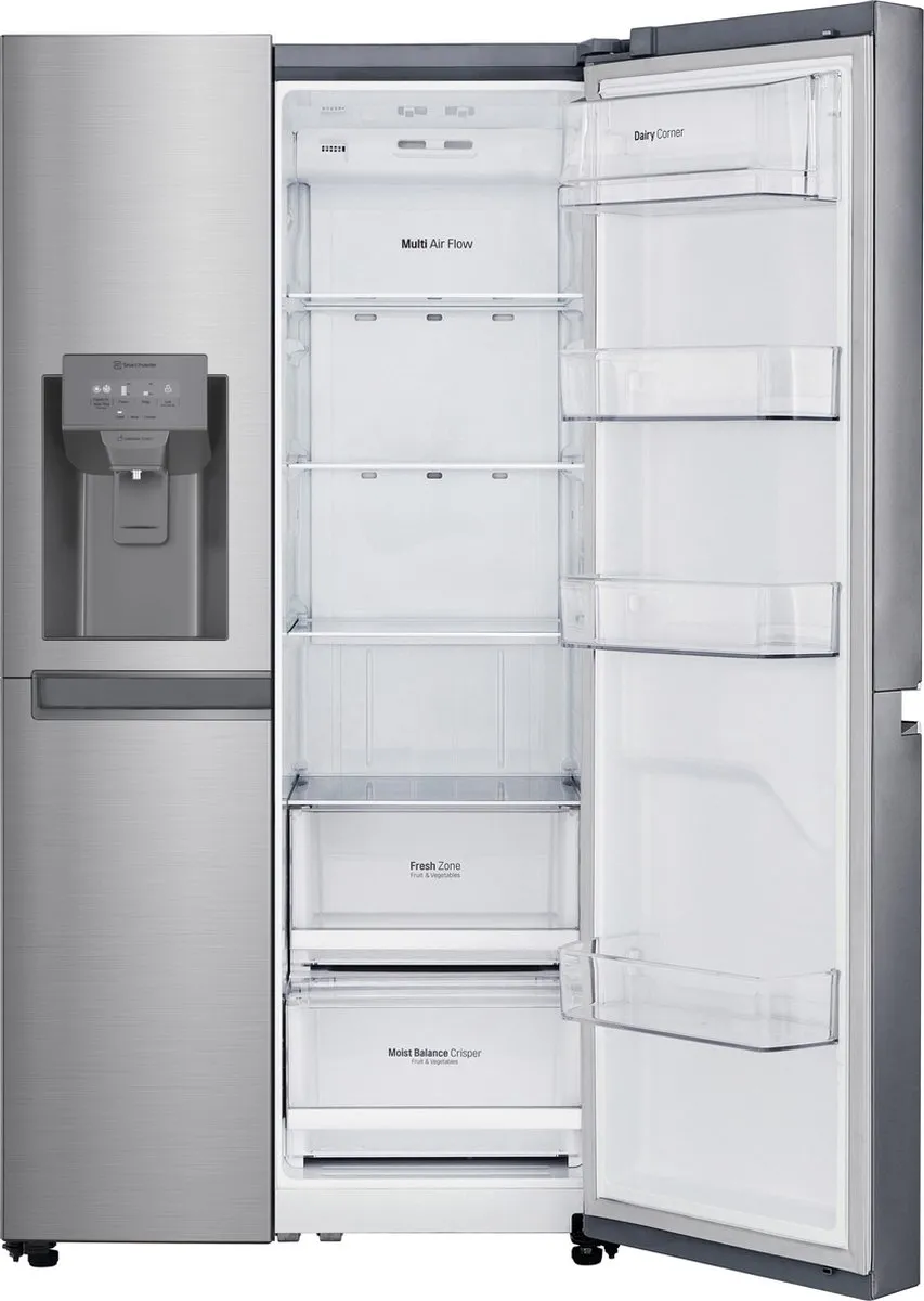 LG GSL480PZXV Amerikaanse Koelkast - 625L - RVS