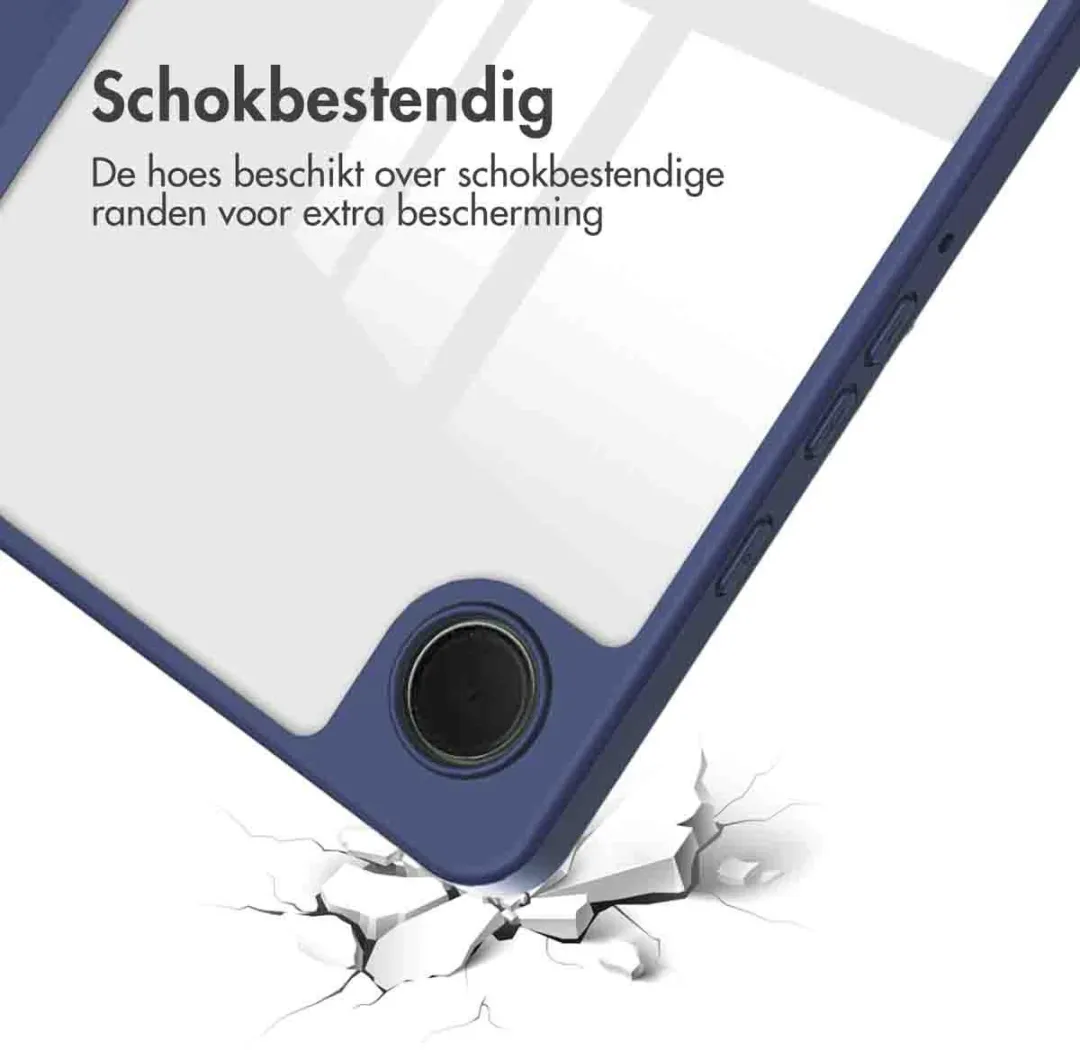 Imoshion SH00067716 Tablethoes - Samsung Galaxy Tab A9 8.7" - Trifold Hardcase - Donkerblauw