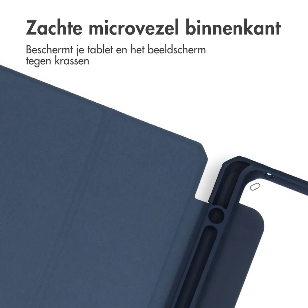 Imoshion SH00067716 Tablethoes - Samsung Galaxy Tab A9 8.7" - Trifold Hardcase - Donkerblauw