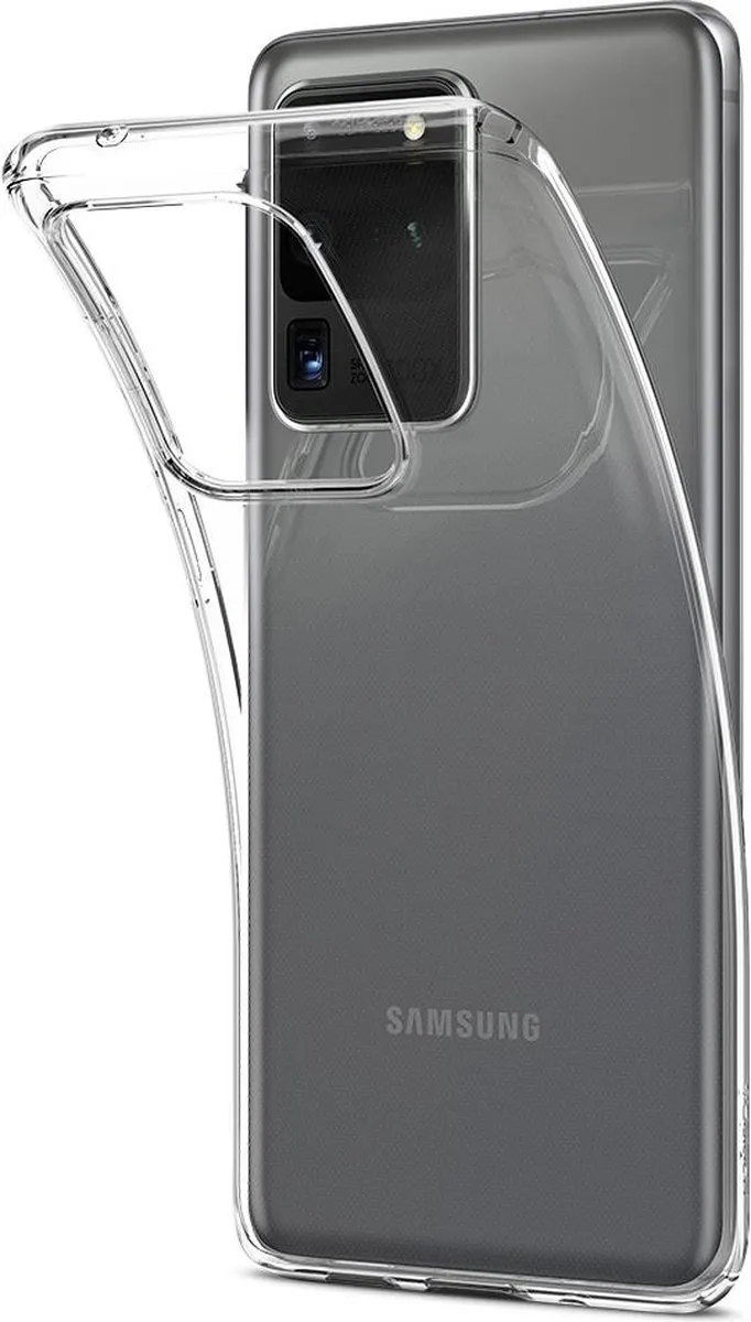 Spigen Liquid Crystal voor Samsung Galaxy S20 Ultra - Transparant
