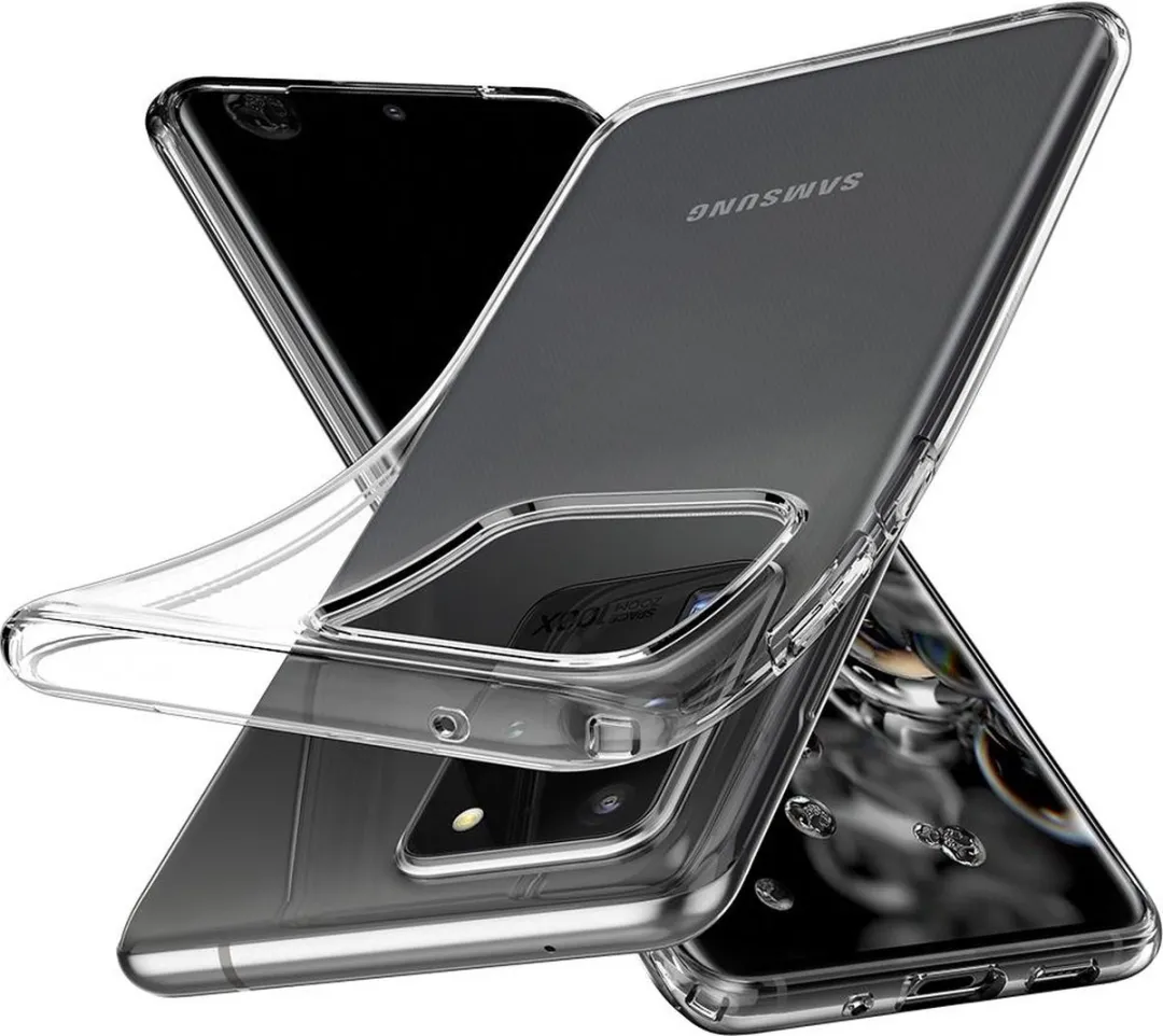 Spigen Liquid Crystal voor Samsung Galaxy S20 Ultra - Transparant