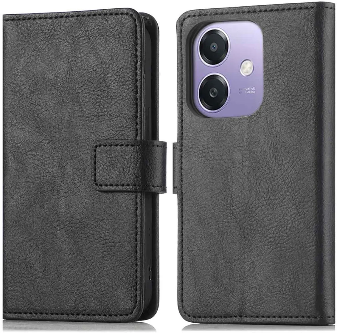 Imoshion Hoesje Oppo A40/A40M/A60 3 Pasjes - Zwart