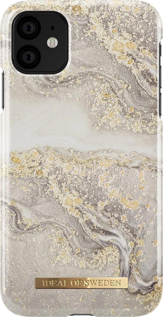 iDeal of Sweden Fashion Case Sparkle Greige Marble iPhone 11