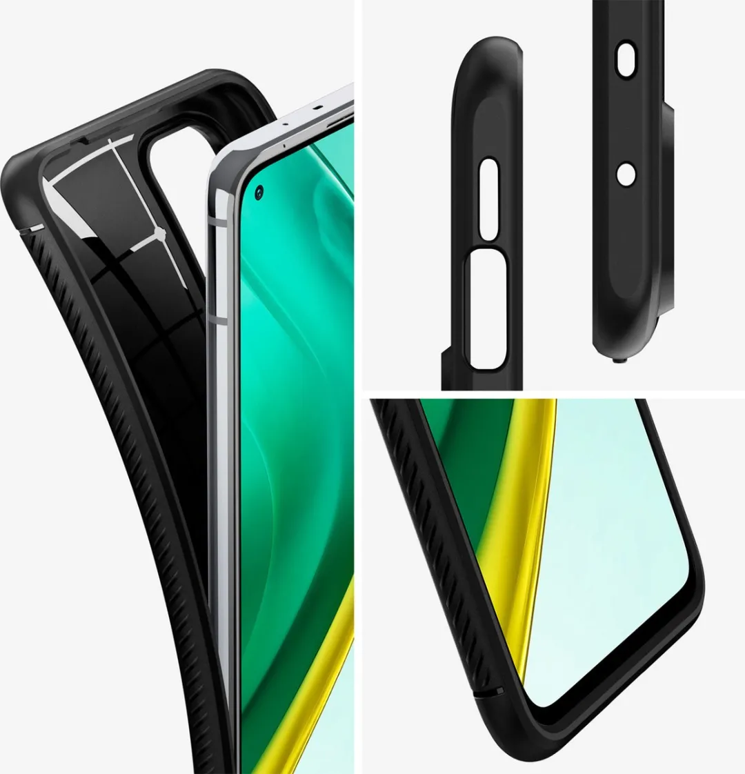 Spigen Rugged Armor Xiaomi Mi 10T Pro Hoesje - Zwart - afbeelding 3 van 6