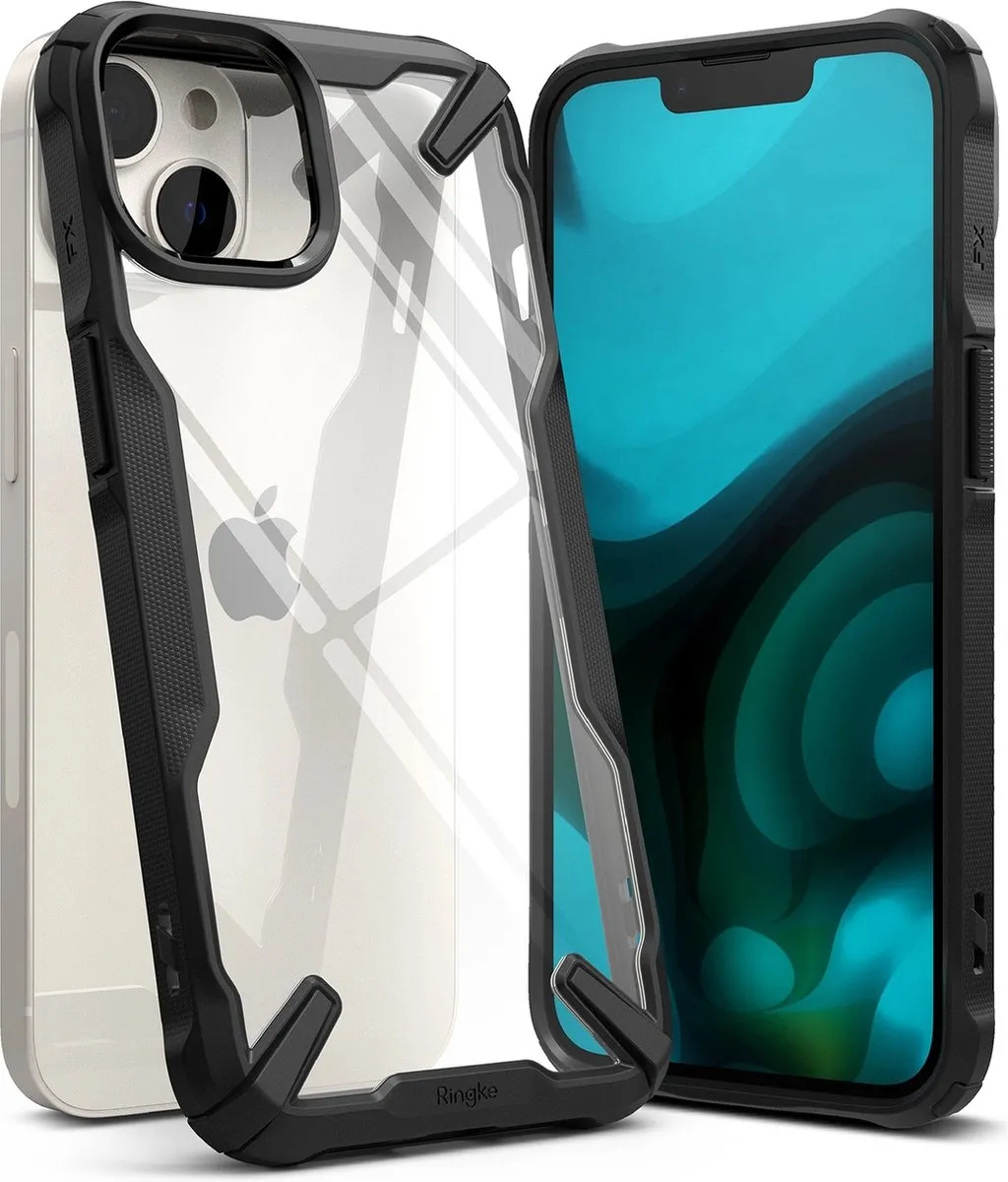Ringke iPhone 14 Plus Fusion X Hoesje - Zwart - afbeelding 6 van 6