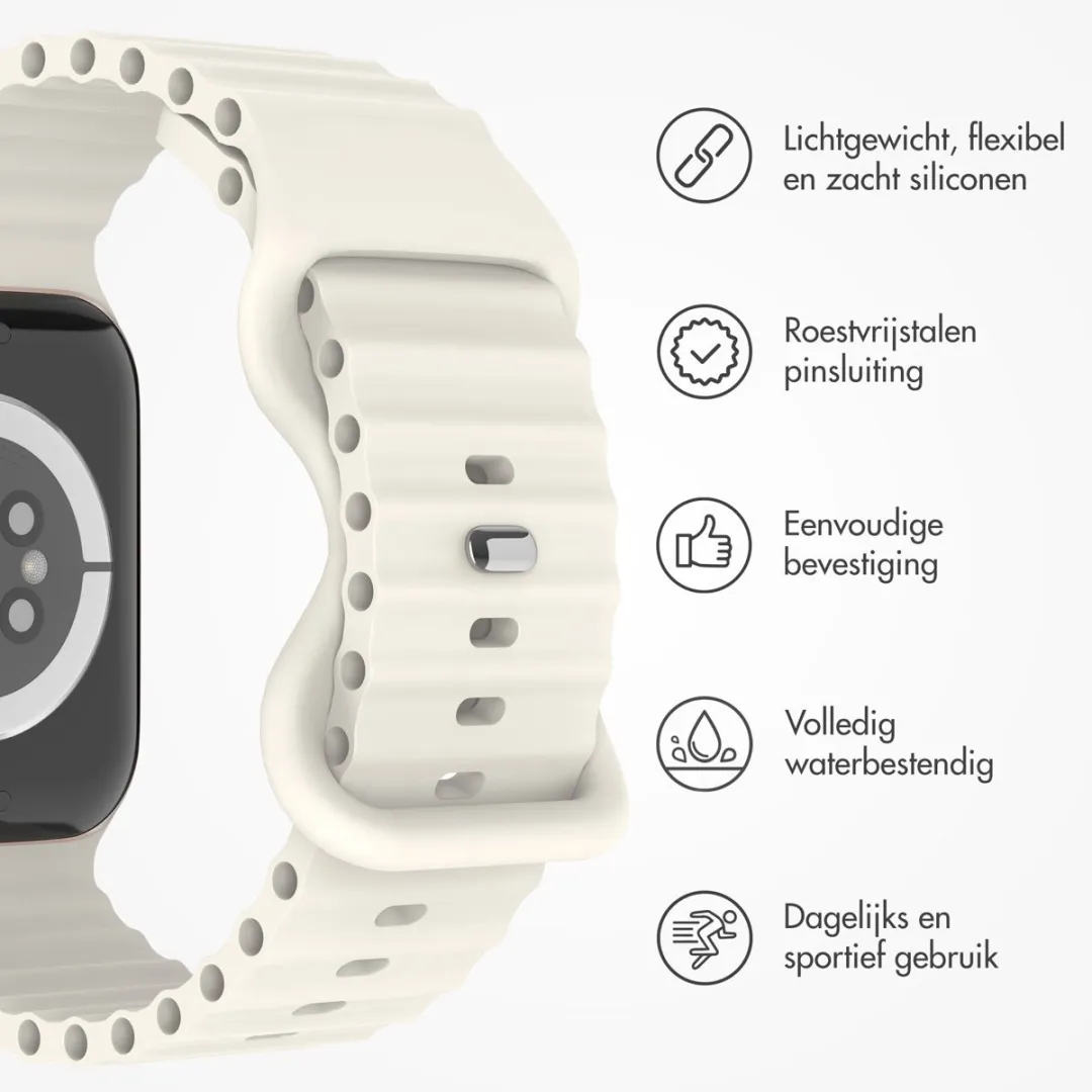 Imoshion Siliconen Bandje Apple Watch 44-49mm - Sterrenlicht