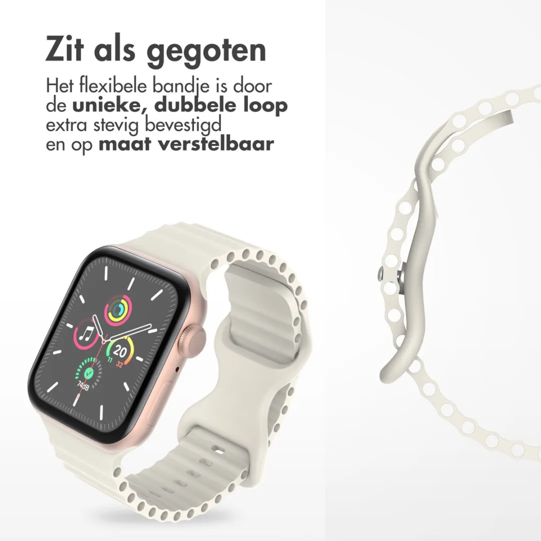 Imoshion Siliconen Bandje Apple Watch 44-49mm - Sterrenlicht