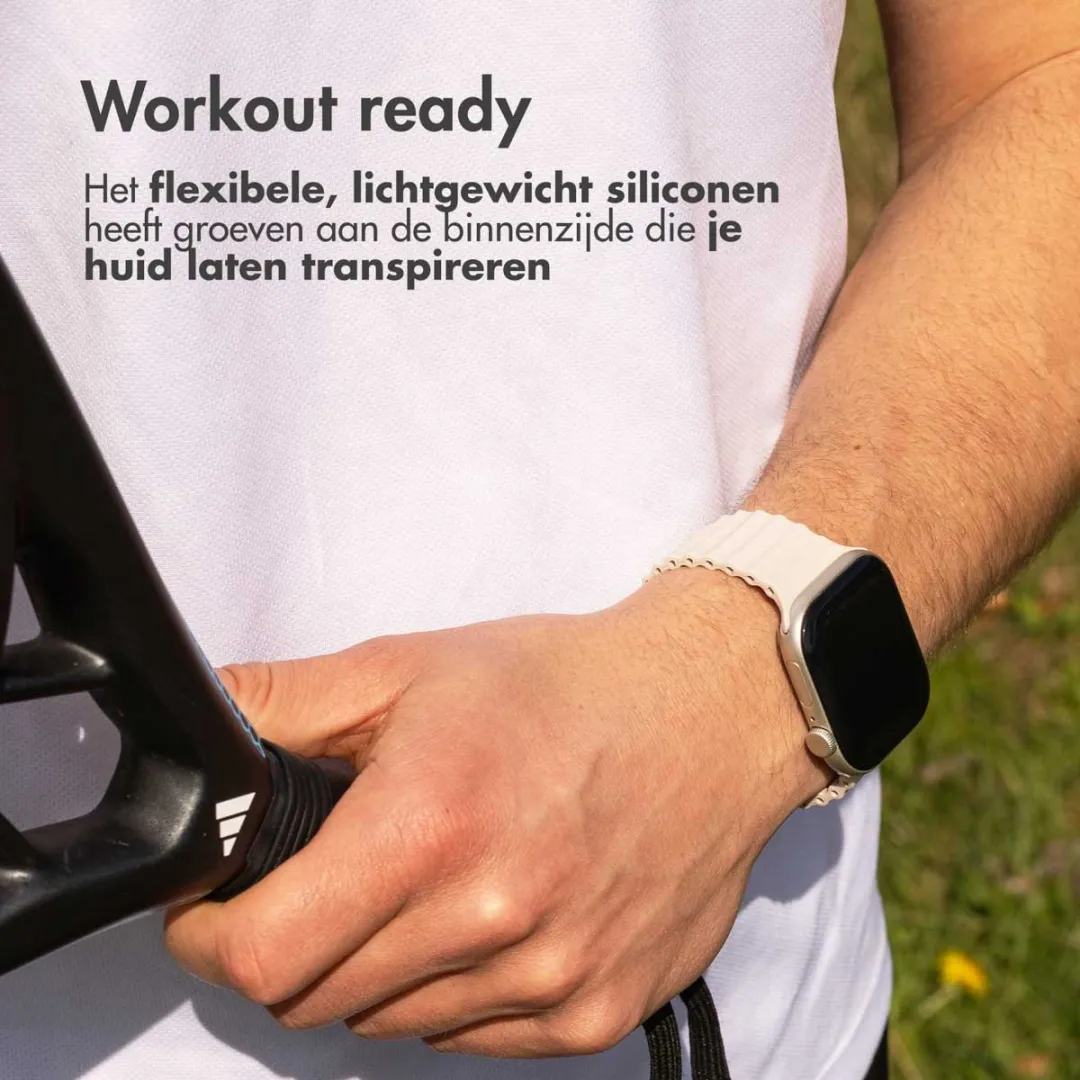 Imoshion Siliconen Bandje Apple Watch 44-49mm - Sterrenlicht
