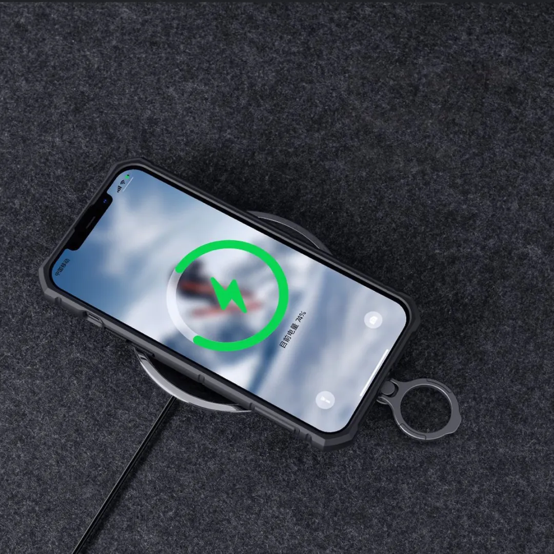 Nillkin CamShield Armor Pro iPhone 14 Plus Hoesje - Blauw - afbeelding 6 van 6