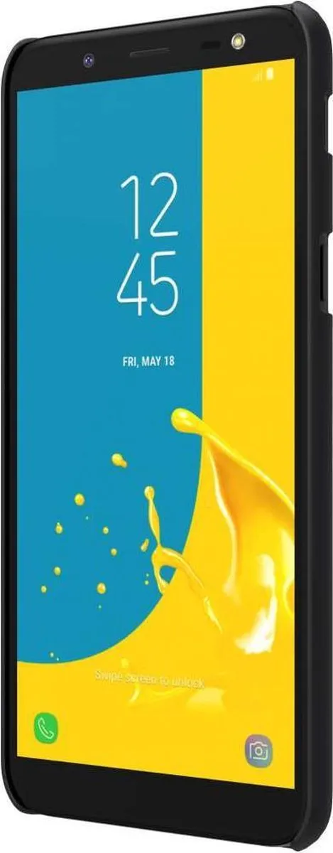 Nillkin Super Frosted Shield Backcover Samsung Galaxy J6 - Zwart - afbeelding 5 van 6