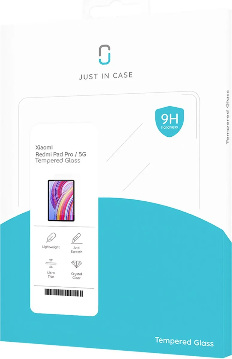 Just in Case Cazy Screenprotector Xiaomi Redmi Pad Pro - 8333292 - Transparant - afbeelding 6 van 6