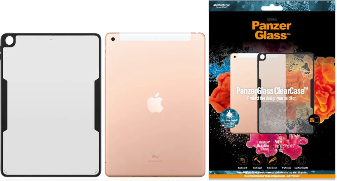 PanzerGlass ClearCase PZ-0291 - iPad 10.2/9e generatie - Zwart