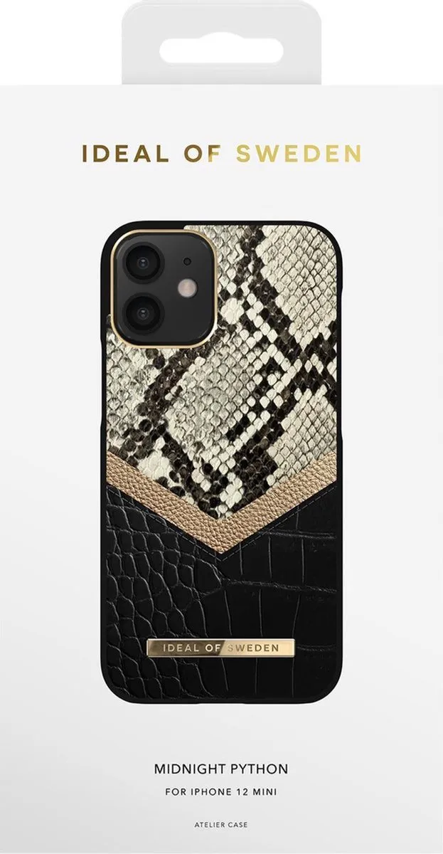 iDeal of Sweden iPhone 12 Mini Hoesje - Midnight Python