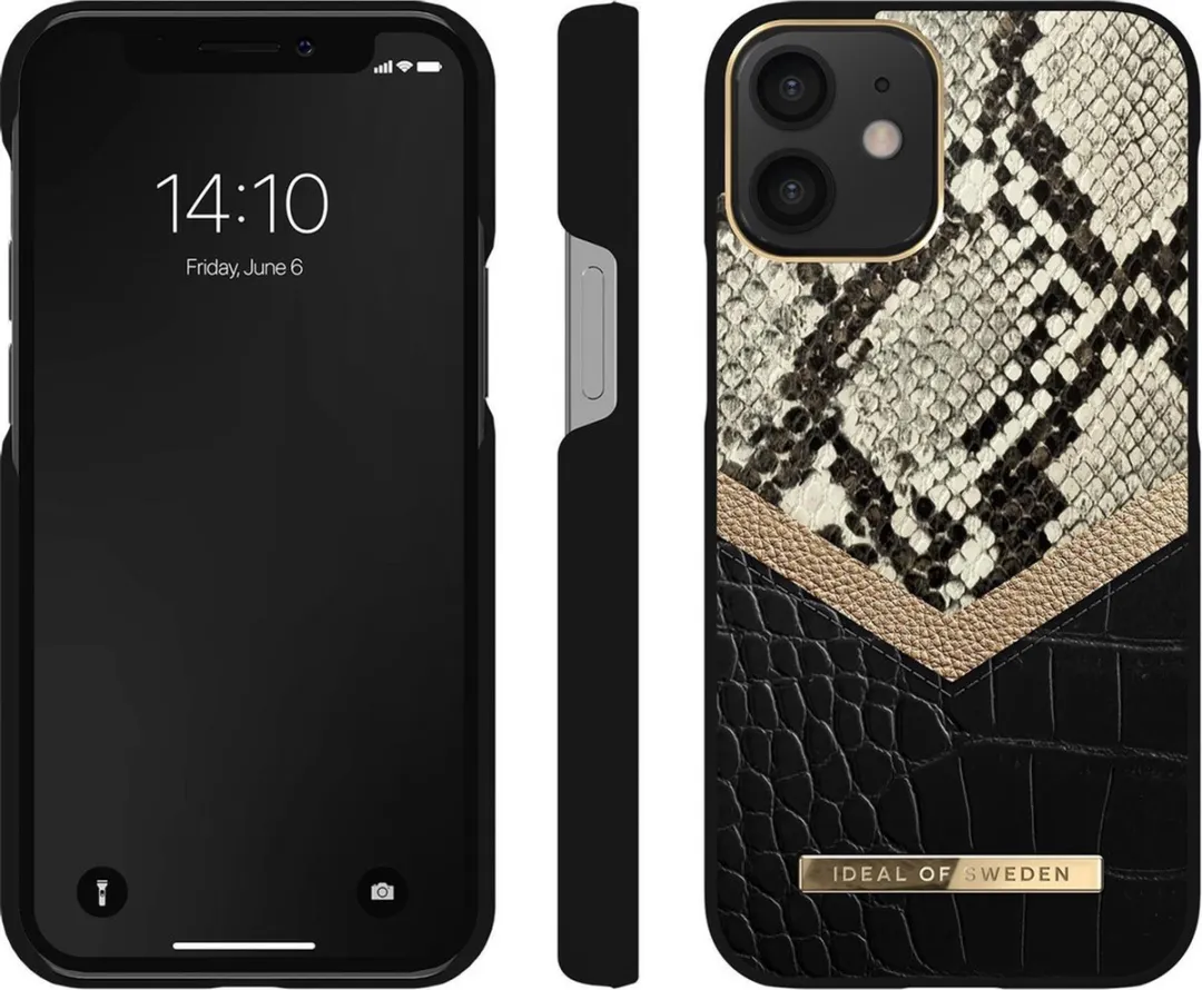 iDeal of Sweden iPhone 12 Mini Hoesje - Midnight Python