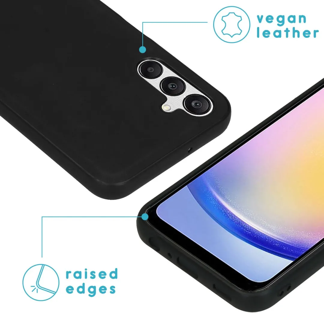 Imoshion Hoesje Samsung Galaxy A25 2-in-1 Bookcase - 3 Pasjes - Zwart