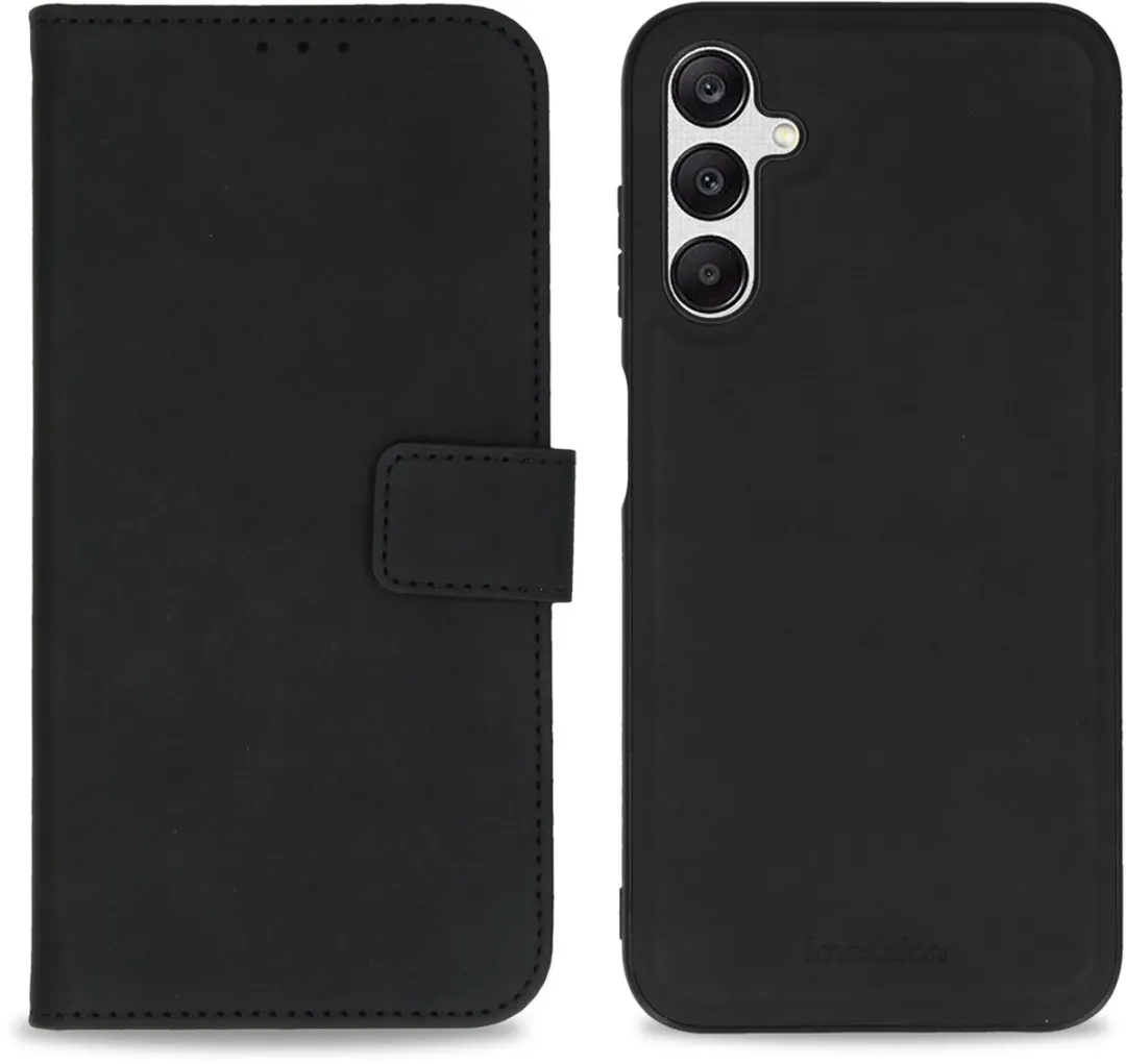 Imoshion Hoesje Samsung Galaxy A25 2-in-1 Bookcase - 3 Pasjes - Zwart
