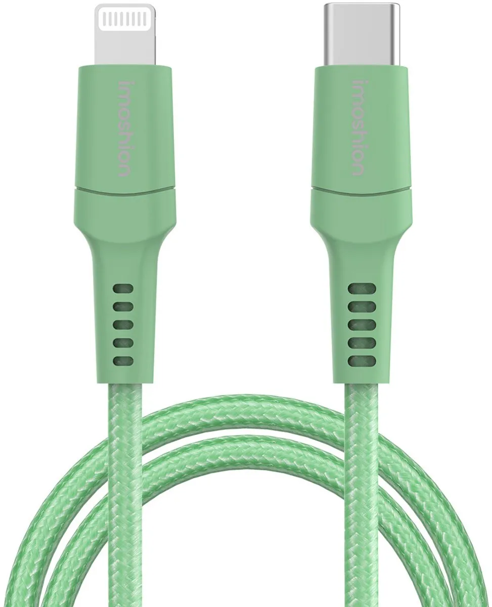 Imoshion Lightning naar USB-C Kabel SH00065789 - 2m - Groen